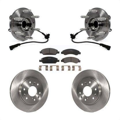 Kit de plaquettes de Rotor de frein, roulement de moyeu avant, pour GMC Sierra 1500 Chevrolet Silverado X