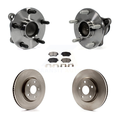 Kit de plaquettes de Rotor de frein à disque, ensemble de roulements de moyeu avant (5 pièces) pour Lexus IS250 GS30
