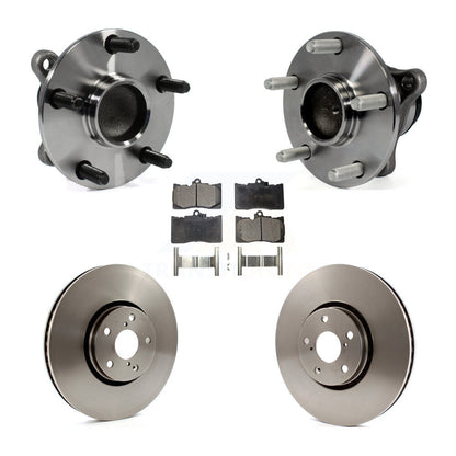 Kit de Rotor et de plaquettes de frein, roulement de moyeu avant (5 pièces) pour Lexus IS350 GS350 GS450h GS43