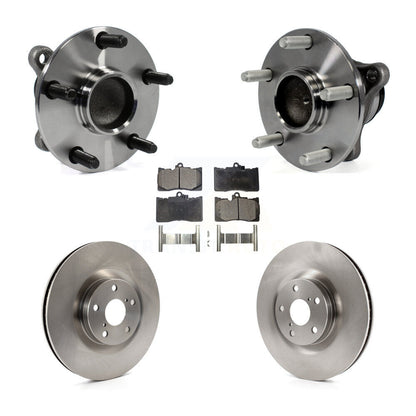 Kit de Rotor et de plaquettes de frein, roulement de moyeu avant (5 pièces) pour Lexus IS350 GS350 GS450h GS46