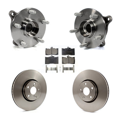 Kit de plaquettes de Rotor de frein à disque, ensemble de roulements de moyeu avant (5 pièces) pour Lexus IS300 IS35