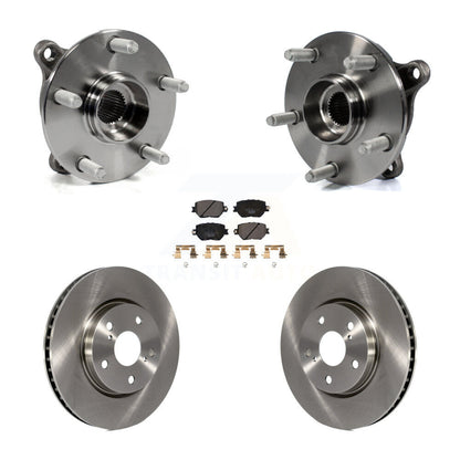 Ensemble de roulement de moyeu avant, Rotor de frein à disque et Kit de plaquettes en céramique pour Lexus IS25