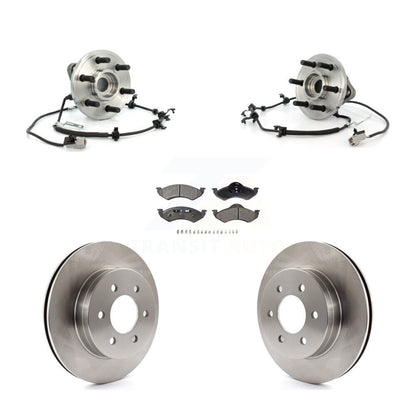 Kit de rotor et plaquettes de frein à disque, roulement de moyeu avant, pour Dodge Dakota Durang 2000 – 2002