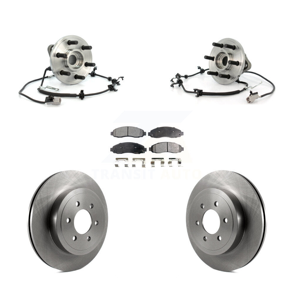 Kit de plaquettes de Rotor de frein à disque, roulement de moyeu avant, pour Dodge Dakota 4WD avec 4 roues AB