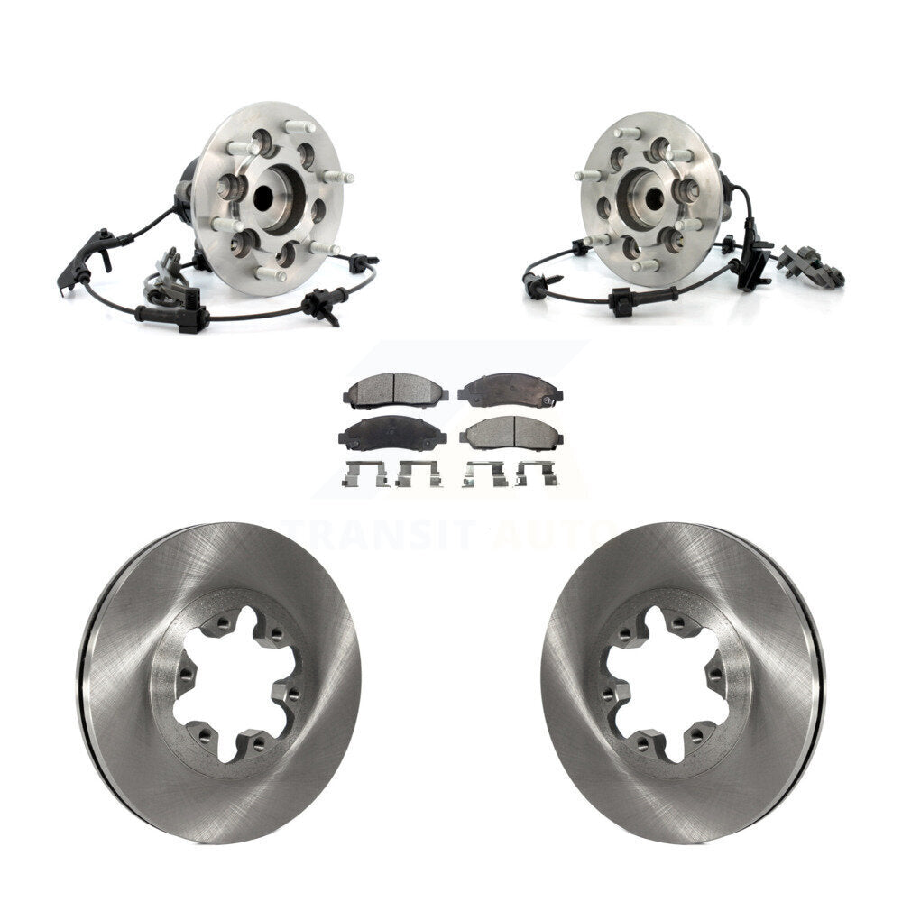 Kit de plaquettes de Rotor de frein à disque, roulement de moyeu avant, pour Chevrolet Colorado GMC Canyon RW