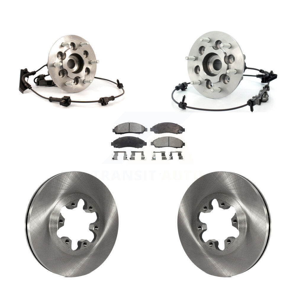 Kit de Rotor et plaquettes de frein, roulement de moyeu avant, pour Chevrolet Colorado GMC Canyon Isuz