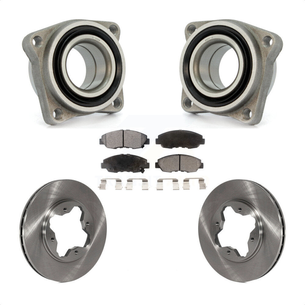 Kit de plaquettes de Rotor de frein à disque, ensemble de roulements de roue avant pour Honda Accord Acura C