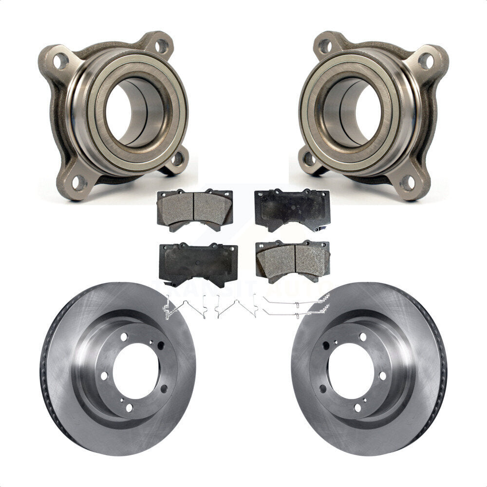 Kit de Rotor et plaquettes de frein de roulement de roue avant, pour Toyota Tundra Sequoia Lexus LX57