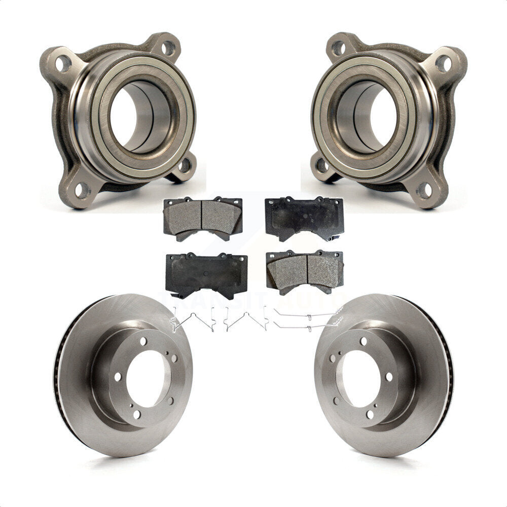 Kit de plaquettes de Rotor de frein à disque, roulement de roue avant, pour Lexus LX570 Toyota Land Cruise