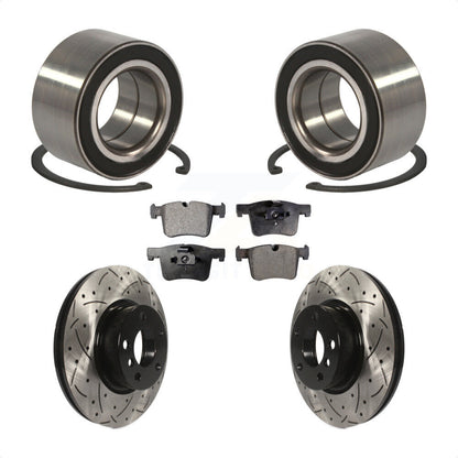 Kit de plaquettes de Rotor de frein à fente percée avec roulement de roue avant, pour BMW X2 2011 – 2012