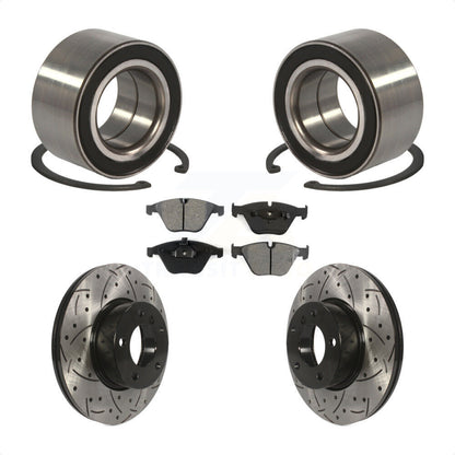 Kit de Rotor et de plaquettes de frein à fente percée, roulement de roue avant, pour BMW 328i xDrive 328x