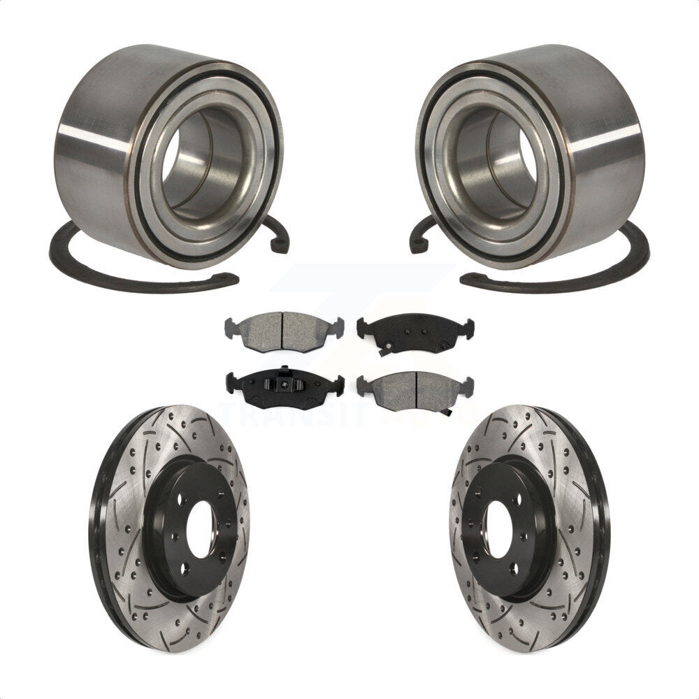Kit de plaquettes de frein à disque fendues, revêtement de roulement de roue avant, pour Fiat 50