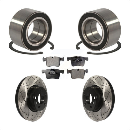 Kit de plaquettes de Rotor de frein à fente percée avec roulement de roue avant, pour BMW X2 2011 – 2012