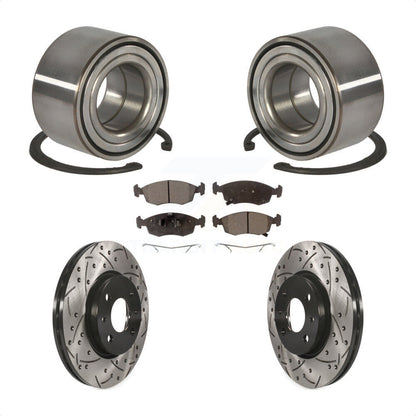 Kit de plaquettes de frein à disque fendues, revêtement de roulement de roue avant, pour Fiat 50