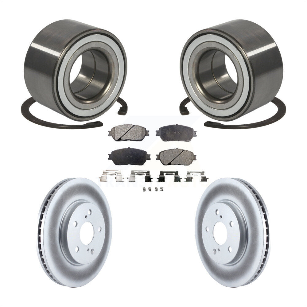 Kit de Rotor et plaquettes de frein à disque revêtus de roulement de roue avant, pour Lexus ES30 2002 – 2003