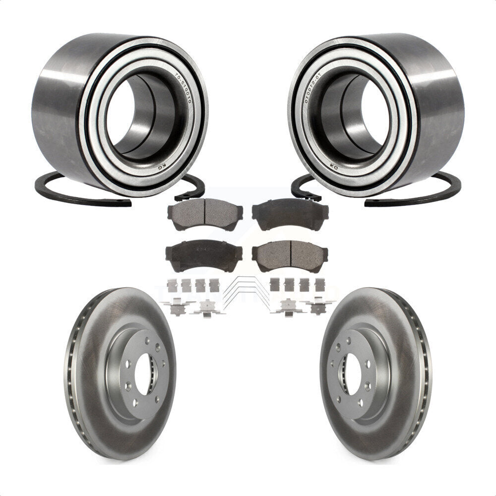 Kit de plaquettes de Rotor de frein, manteau de roulement de roue avant, pour Ford Fusion Mazda 6 Lincoln MK
