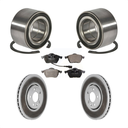 Kit de plaquettes de Rotor de frein enduites de roulement de roue avant, pour Volkswagen Jetta Golf Beetl