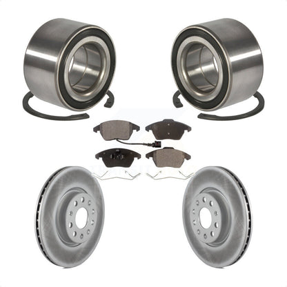 Kit de Rotor et de plaquettes de frein à disque revêtu de roulement de roue avant, pour Volkswagen Jetta GT