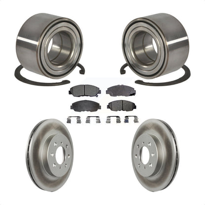 Kit de Rotor et de plaquettes de frein à disque revêtu de roulement de roue avant, pour Honda Civic Acura E