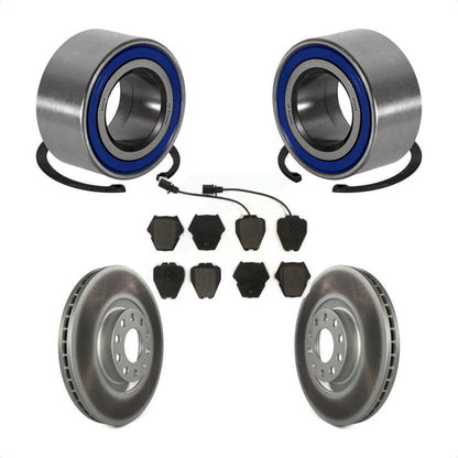 Kit de plaquettes de Rotor de frein, roulement de roue avant, pour Audi A4 Turbocharge 2000 – 2001