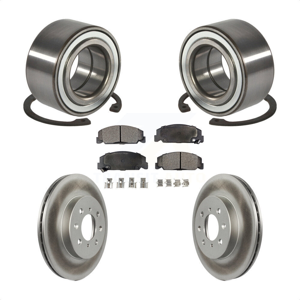 Kit de plaquettes de Rotor de frein, roulement de roue avant, pour Honda Civic LX avec 4 roues AB