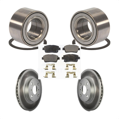Kit de Rotor et plaquettes de frein à disque revêtu de roulement de roue avant, pour Toyota Ech 2001 – 2005