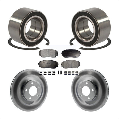 Kit de Rotor et plaquettes de frein à disque revêtus de roulement de roue avant, pour Ford Edge Lincoln MK