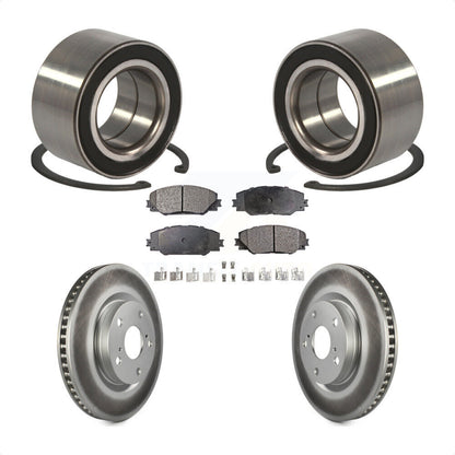 Kit de Rotor et plaquettes de frein revêtus de roulement de roue avant, pour Toyota Matrix Pontiac Vib