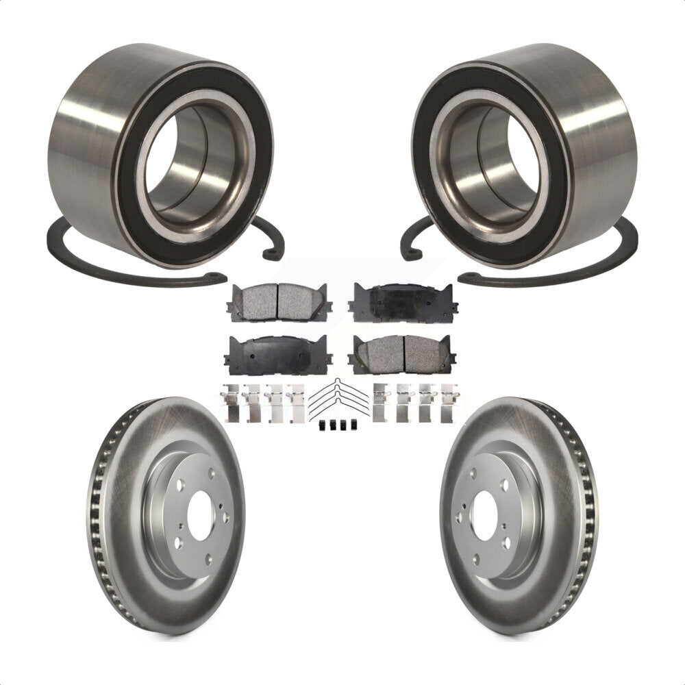 Kit de plaquettes de Rotor de frein, manteau de roulement de roue avant, pour Toyota Camry Lexus ES350 Avalo
