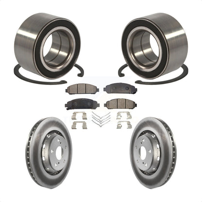 Kit de rotor et de plaquettes de frein à disque revêtus de roulement de roue avant, pour Toyota Venz 2009 – 2016