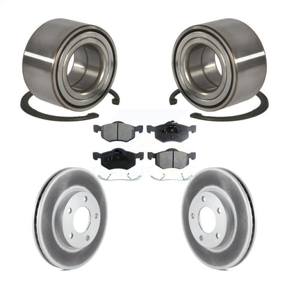 Kit de Rotor et de plaquettes de frein enduits de roulement de roue avant, pour Ford Escape Mazda Tribut