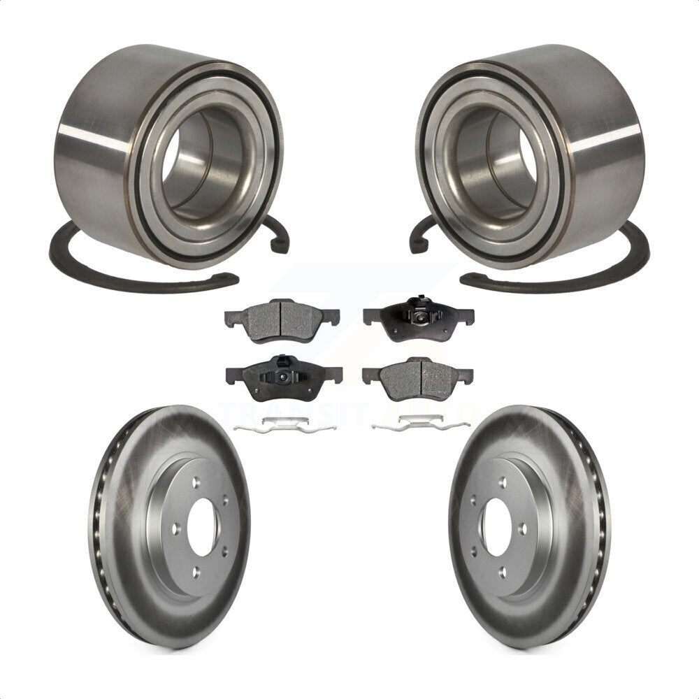 Kit de Rotor et de plaquettes de frein enduits de roulement de roue avant, pour Ford Escape Mazda Tribut