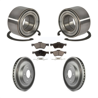 Kit de Rotor et de plaquettes de frein revêtus de roulement de roue avant, pour Ford Escape Mercury Marine