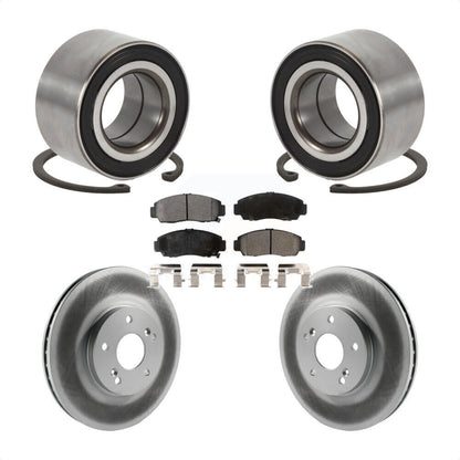 Kit de Rotor et de plaquettes de frein enduits de roulement de roue avant, pour Honda Accord Acura TSX T