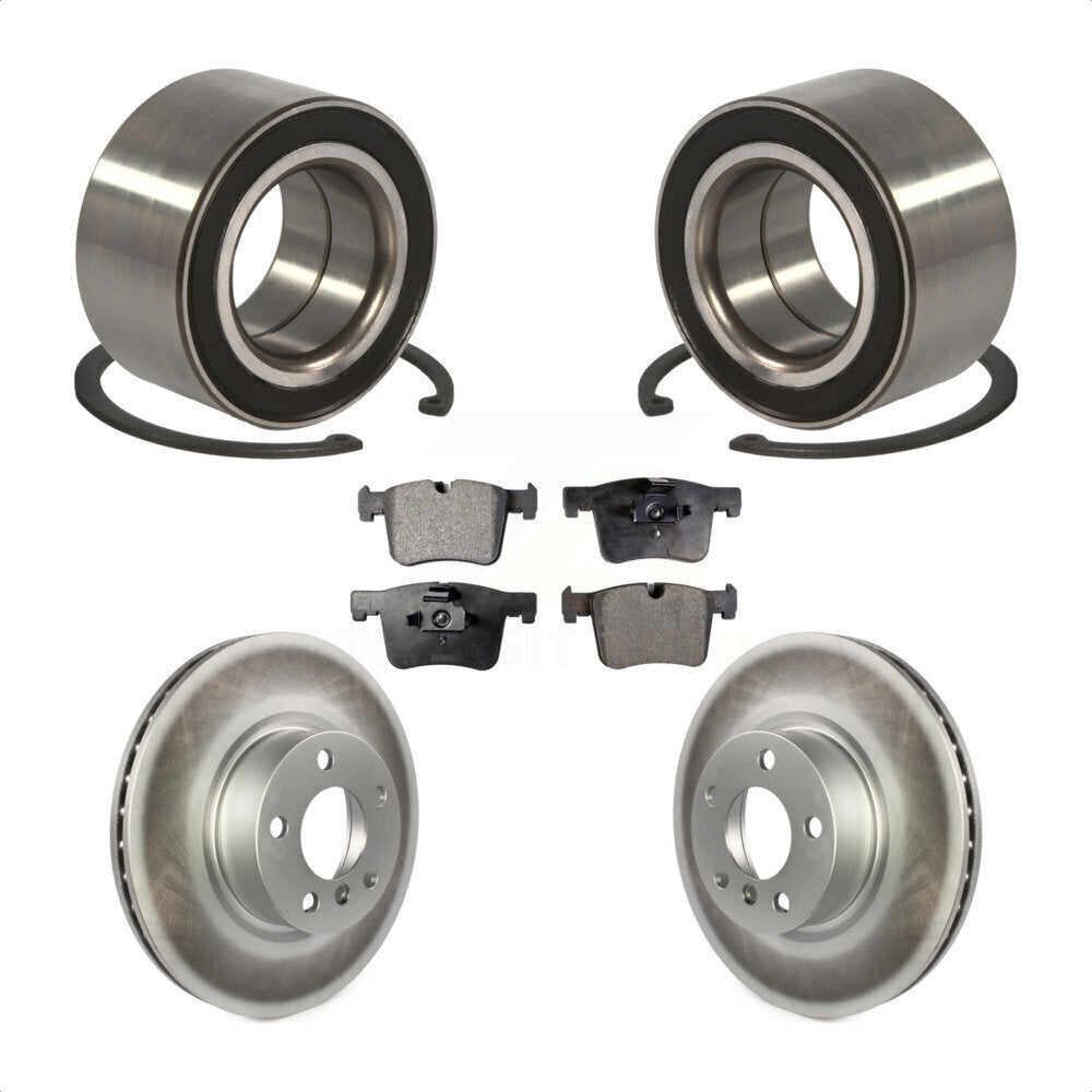 Kit de rotors et plaquettes de frein à disque enduits de roulement de roue avant pour BMW X3 2011 – 2012