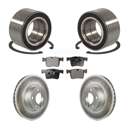 Kit de rotors et plaquettes de frein à disque enduits de roulement de roue avant pour BMW X3 2011 – 2012