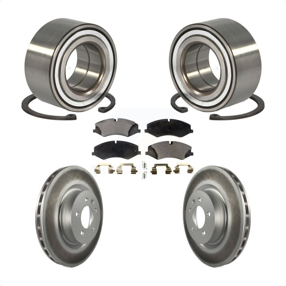 Kit de Rotor et de plaquettes de frein à disque revêtu de roulement de roue avant, pour Land Rover Range Spor