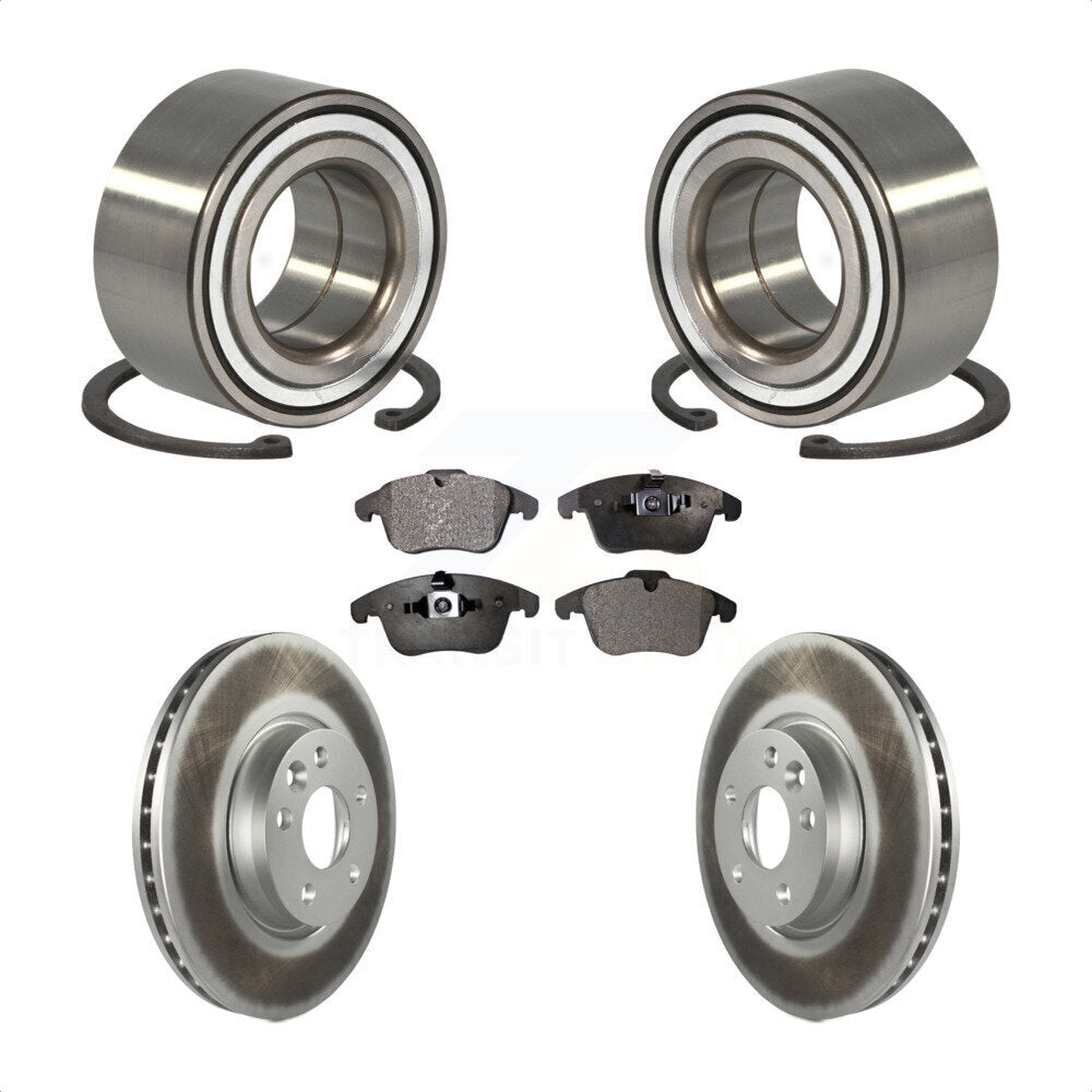 Kit de rotors et plaquettes de frein à disque enduits de roulement avant pour Land Rover Range Evoque
