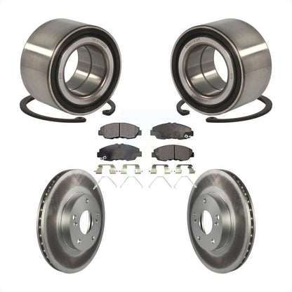 Kit de plaquettes de Rotor de frein enduit de roulement de roue avant, pour Honda Civic Touring avec 1.8
