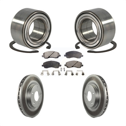 Kit de plaquettes de Rotor de frein enduit de roulement de roue avant, pour Mitsubishi Jeep Outlander RV