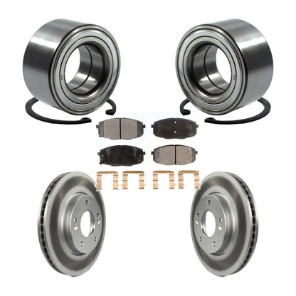 Kit de Rotor et plaquettes de frein à disque revêtus de roulement de roue avant, pour Kia Forte koup Forte
