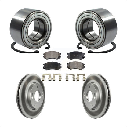 Kit de plaquettes de Rotor de frein à disque enduit de roulement de roue avant pour Kia Soul 2010 2.0 – 2011