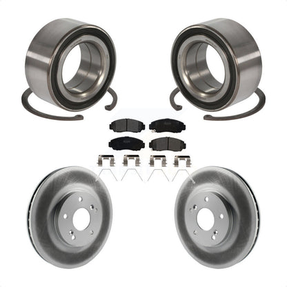 Kit de Rotor et de plaquettes de frein à disque revêtu de roulement de roue avant, pour Honda Accord Acura TS