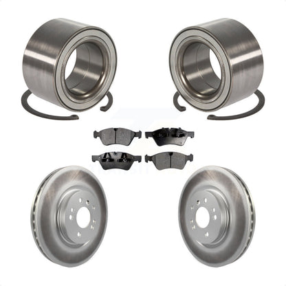 Kit de plaquettes de Rotor de frein enduit de roulement de roue avant, pour Mercedes-Benz ML45 2010 – 2011