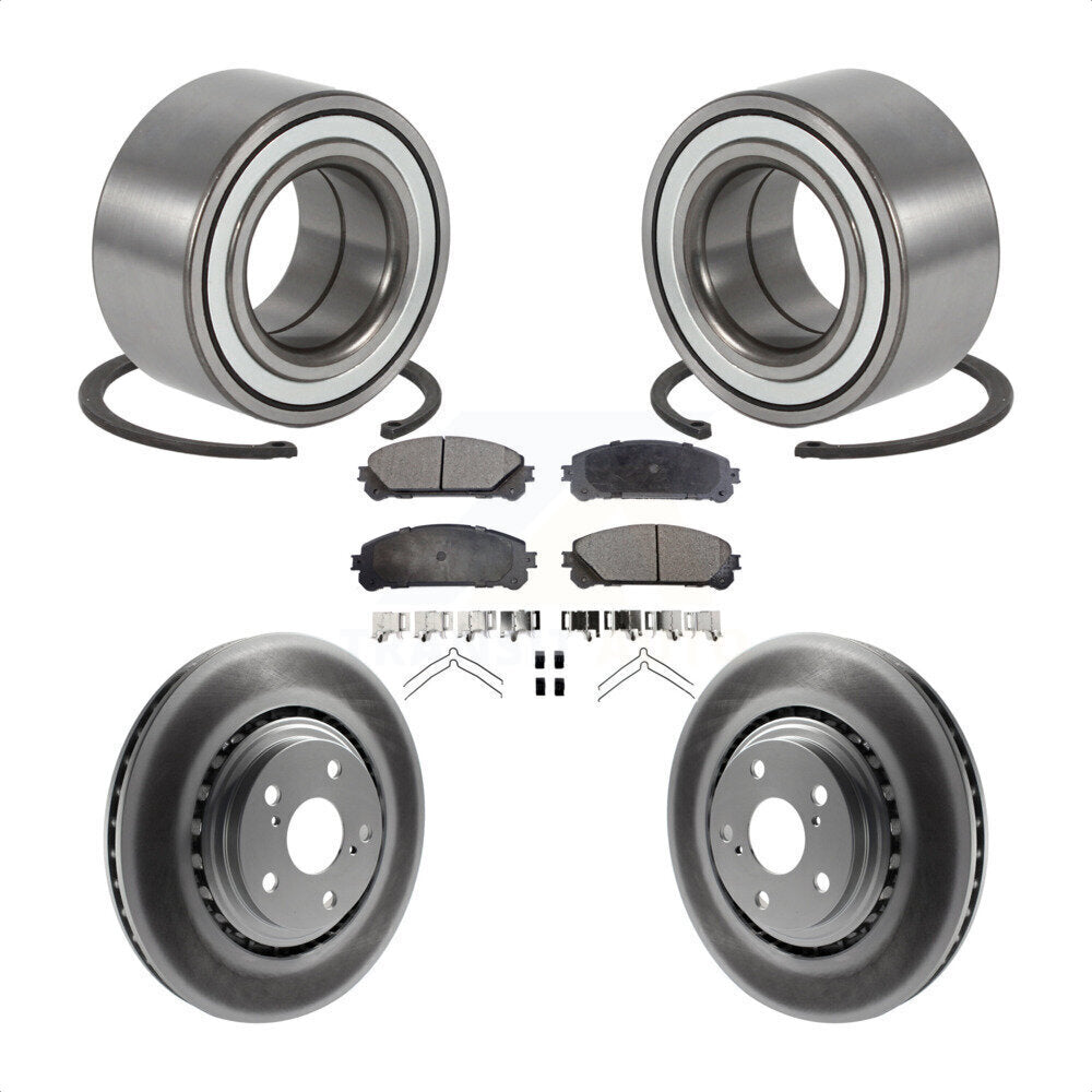 Kit de plaquettes de Rotor de frein, manteau de roulement de roue avant, pour Toyota Highlander Sienna Lexu