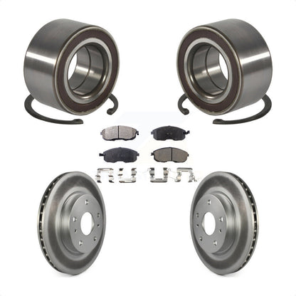 Kit de Rotor et de plaquettes de frein à disque enduit de roulement de roue avant pour Suzuki SX4 Crossove
