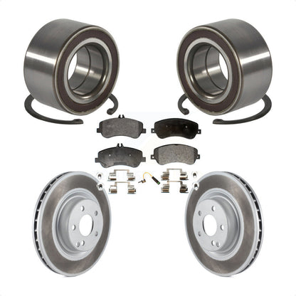 Kit de Rotor et de plaquettes de frein revêtus de roulement de roue avant, pour Mercedes-Benz GLK350 GLK25