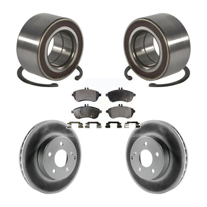 Kit de rotors et plaquettes de frein à disque enduits de roulement de roue avant pour Mercedes-Benz C30