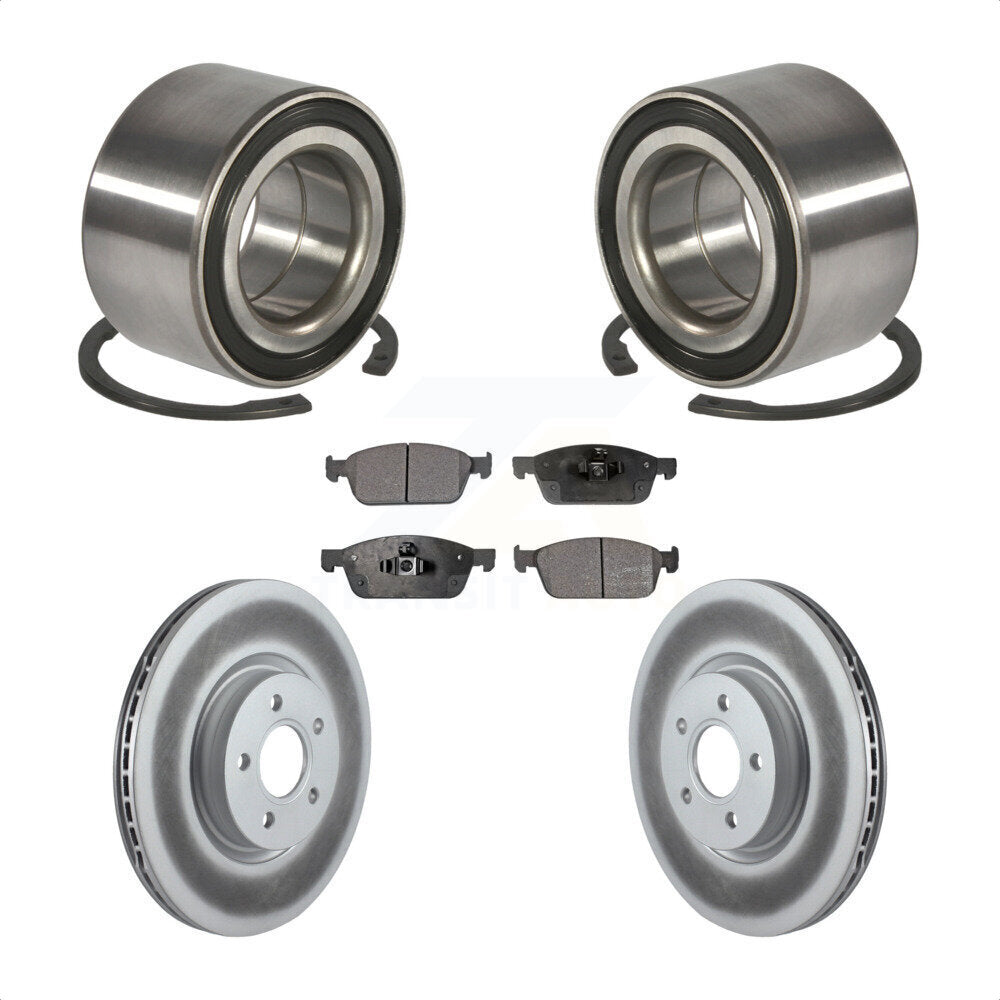 Kit de plaquettes de Rotor de frein, roulement de roue avant, pour Ford Escape Transit Connect MK