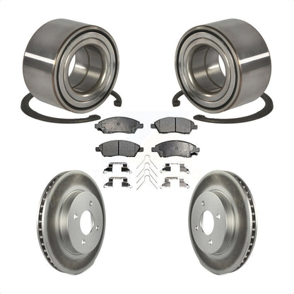 Kit de plaquettes de Rotor de frein à disque enduit de roulement de roue avant pour Nissan Micra Versa non